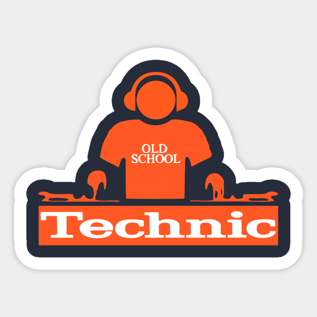 technic dj Sticker by retroracing